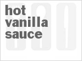recipe for hot vanilla sauce