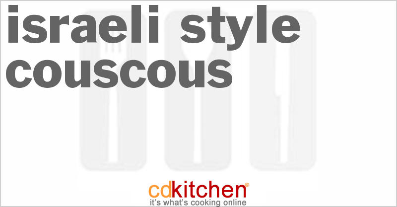 Israeli-Style Couscous - CDKitchen.com