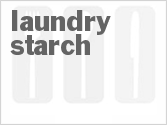 recipe for laundry starch