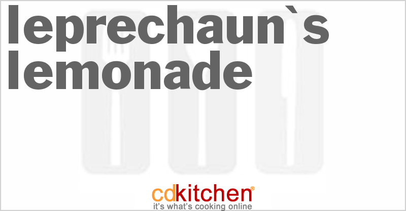 Leprechaun's Lemonade - CDKitchen.com
