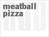 recipe for meatball pizza