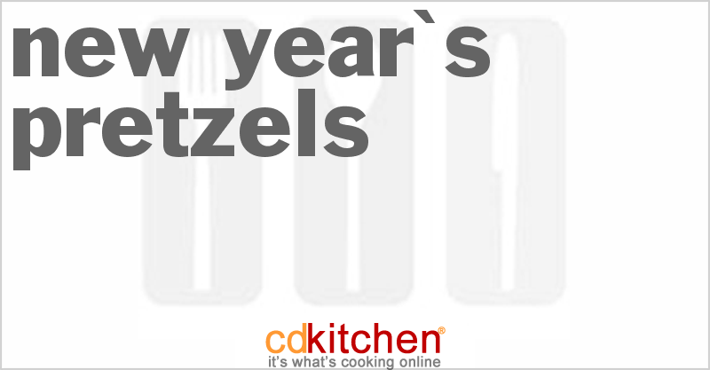 New Year's Pretzels - CDKitchen.com