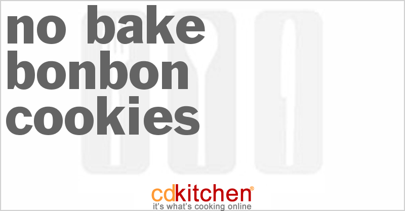 No Bake Bonbon Cookies - CDKitchen.com