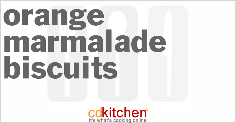 Orange Marmalade Biscuits - CDKitchen.com