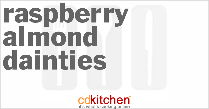 Raspberry Almond Dainties - CDKitchen.com