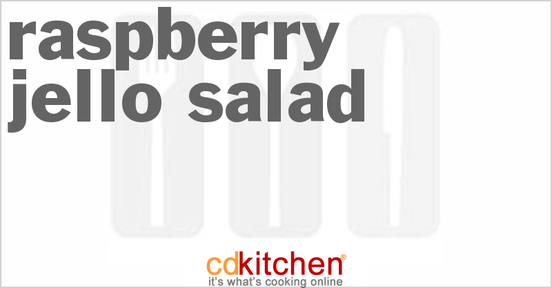 Raspberry Jello Salad - CDKitchen.com