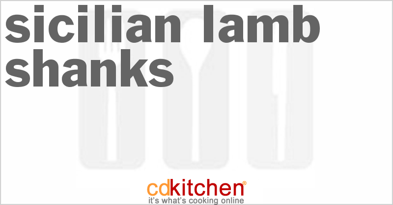 Sicilian Lamb Shanks - CDKitchen.com