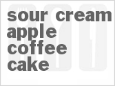 recipe for sour cream-apple coffee cake