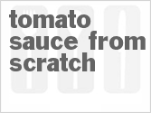 recipe for tomato sauce from scratch