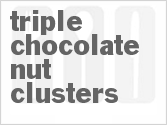 recipe for slow cooker triple chocolate-nut clusters