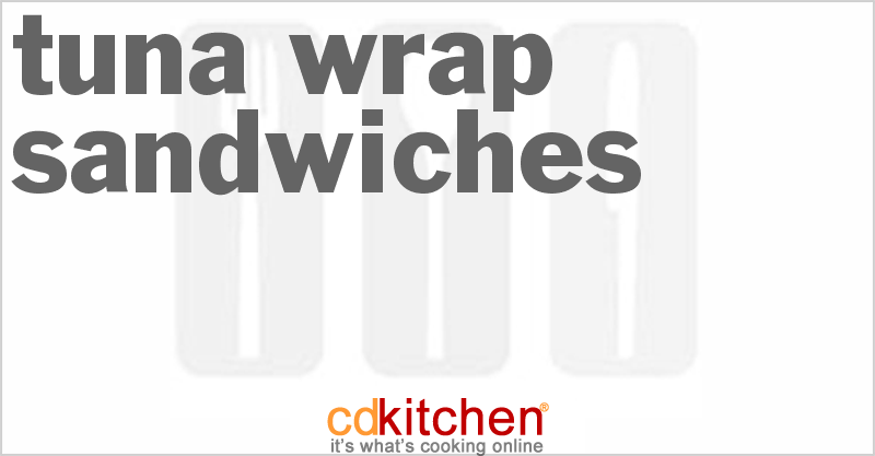 Tuna Wrap Sandwiches - CDKitchen.com