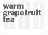 recipe for warm grapefruit tea