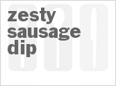 recipe for zesty sausage dip