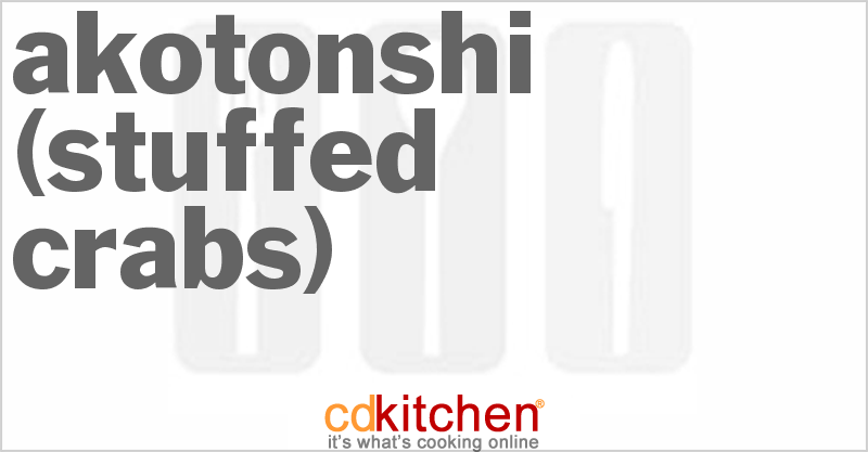 Akotonshi (Stuffed Crabs) - CDKitchen.com