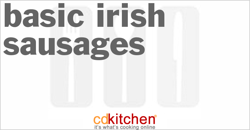 Basic Irish Sausages - CDKitchen.com