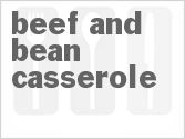 recipe for beef and bean casserole