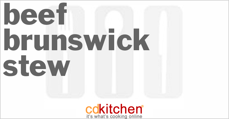 Beef Brunswick Stew - CDKitchen.com