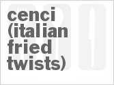 recipe for cenci (italian fried twists)