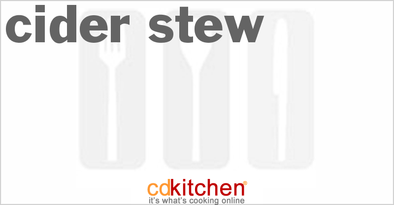 Cider Stew - CDKitchen.com