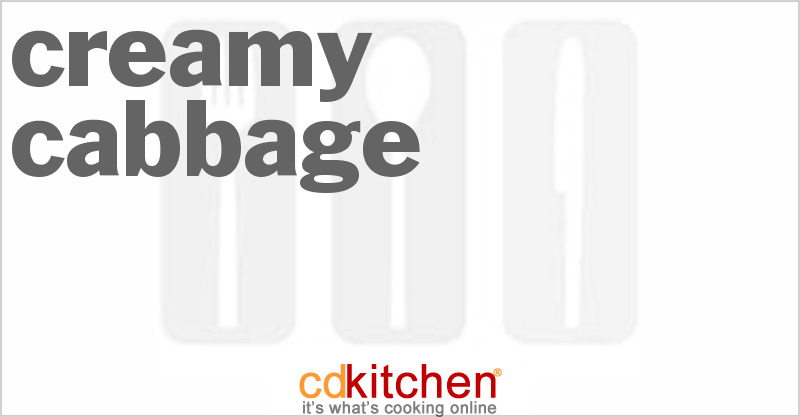 Creamy Cabbage - CDKitchen.com