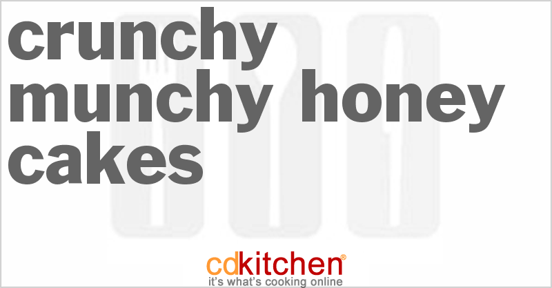 Crunchy Munchy Honey Cakes Recipe Cdkitchen Com