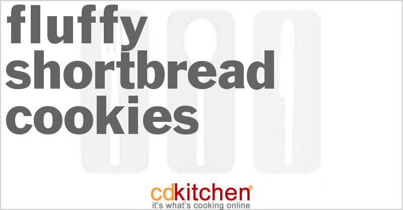 Fluffy Shortbread Cookies - CDKitchen.com