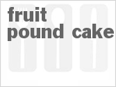 recipe for fruit pound cake
