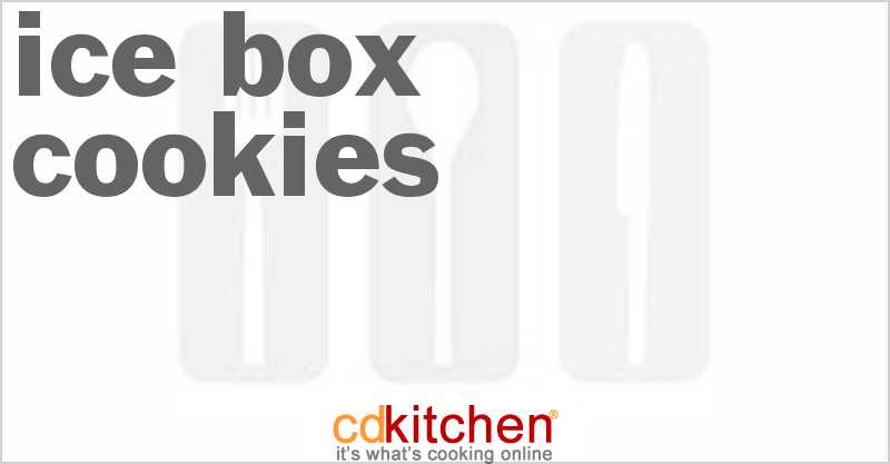 Ice Box Cookies - CDKitchen.com