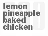 recipe for lemon-pineapple baked chicken