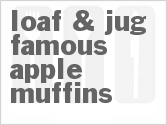 recipe for loaf & jug famous apple muffins