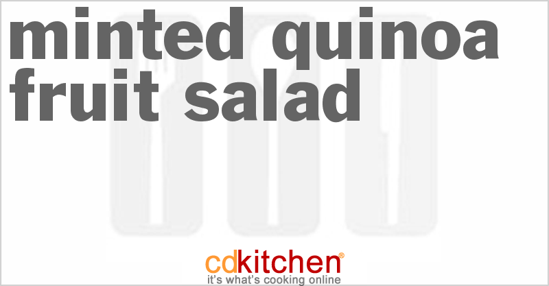 Minted Quinoa Fruit Salad - CDKitchen.com