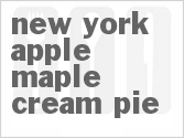 recipe for new york apple maple cream pie