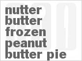 recipe for nutter butter frozen peanut butter pie