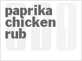 recipe for paprika chicken rub