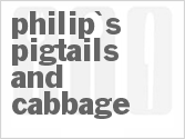 recipe for philip's pigtails and cabbage