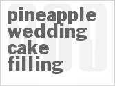 recipe for pineapple wedding cake filling