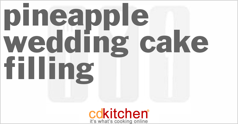 Pineapple Wedding Cake Filling - CDKitchen.com