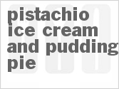 recipe for pistachio ice cream and pudding pie