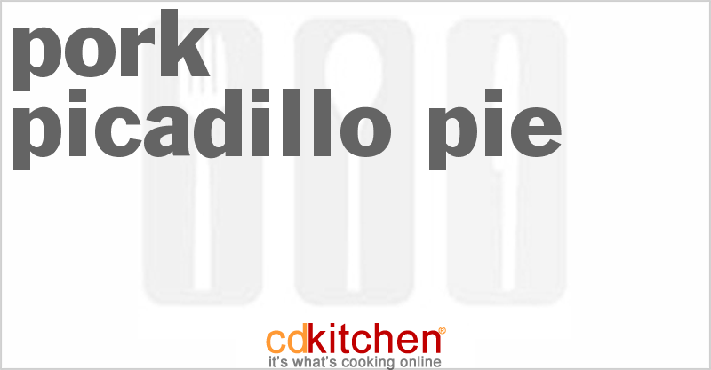 Pork Picadillo Pie - CDKitchen.com