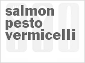 recipe for salmon-pesto vermicelli