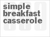 recipe for simple breakfast casserole