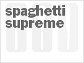 recipe for spaghetti supreme