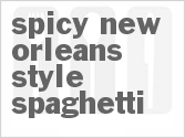 recipe for spicy new orleans style spaghetti