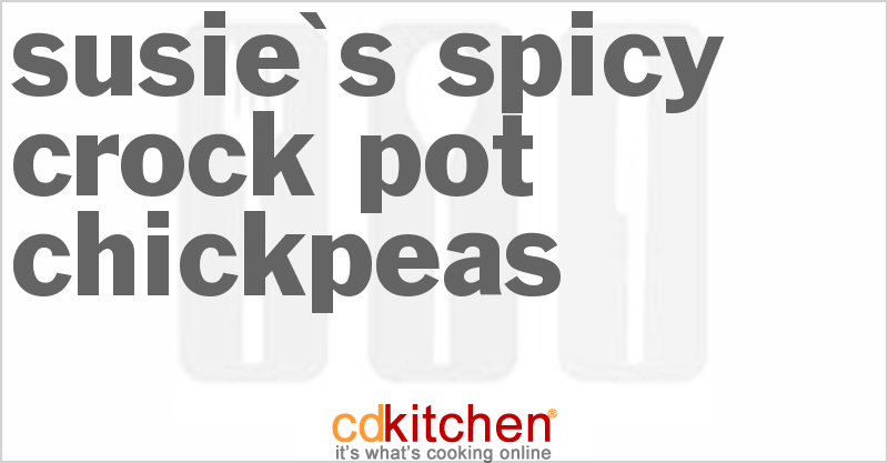 Susie's Spicy Chickpeas - CDKitchen.com