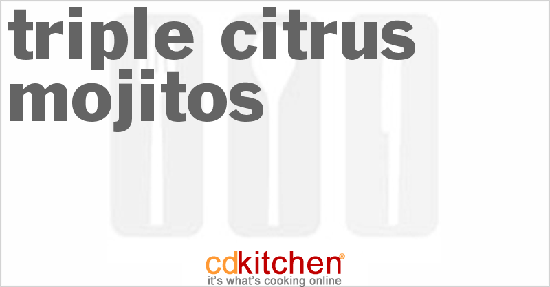 Triple-Citrus Mojitos - CDKitchen.com