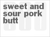 Sweet And Sour Pork Butt