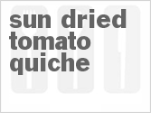 Sun Dried Tomato Quiche