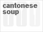 recipe for cantonese soup