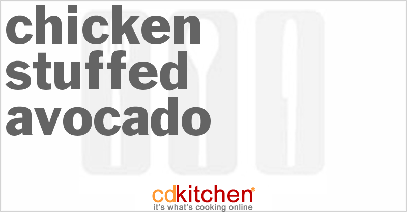 Chicken-Stuffed Avocado - CDKitchen.com