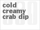 recipe for cold creamy crab dip